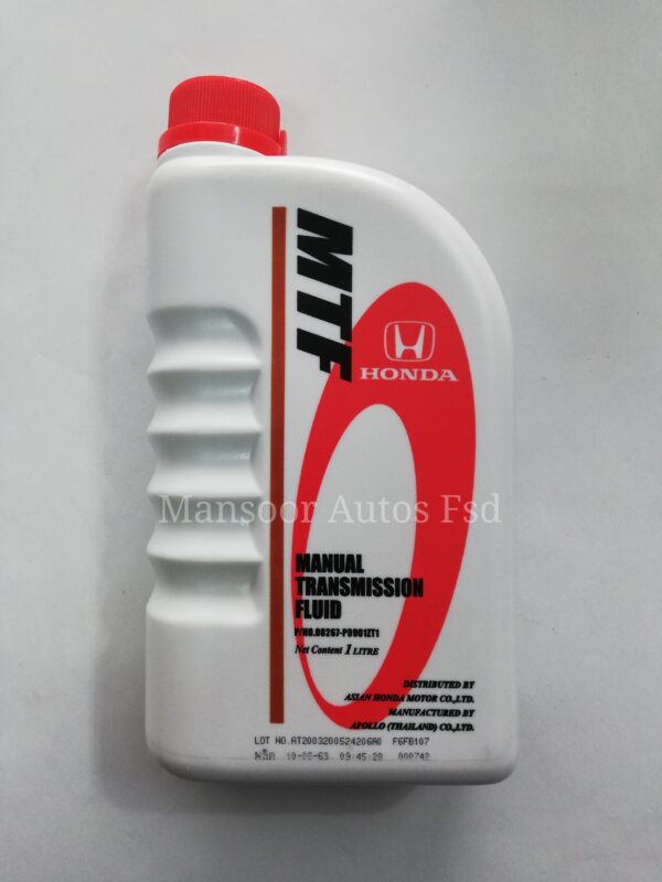 MTF Honda Manual Gear Oil 1L -Genuine