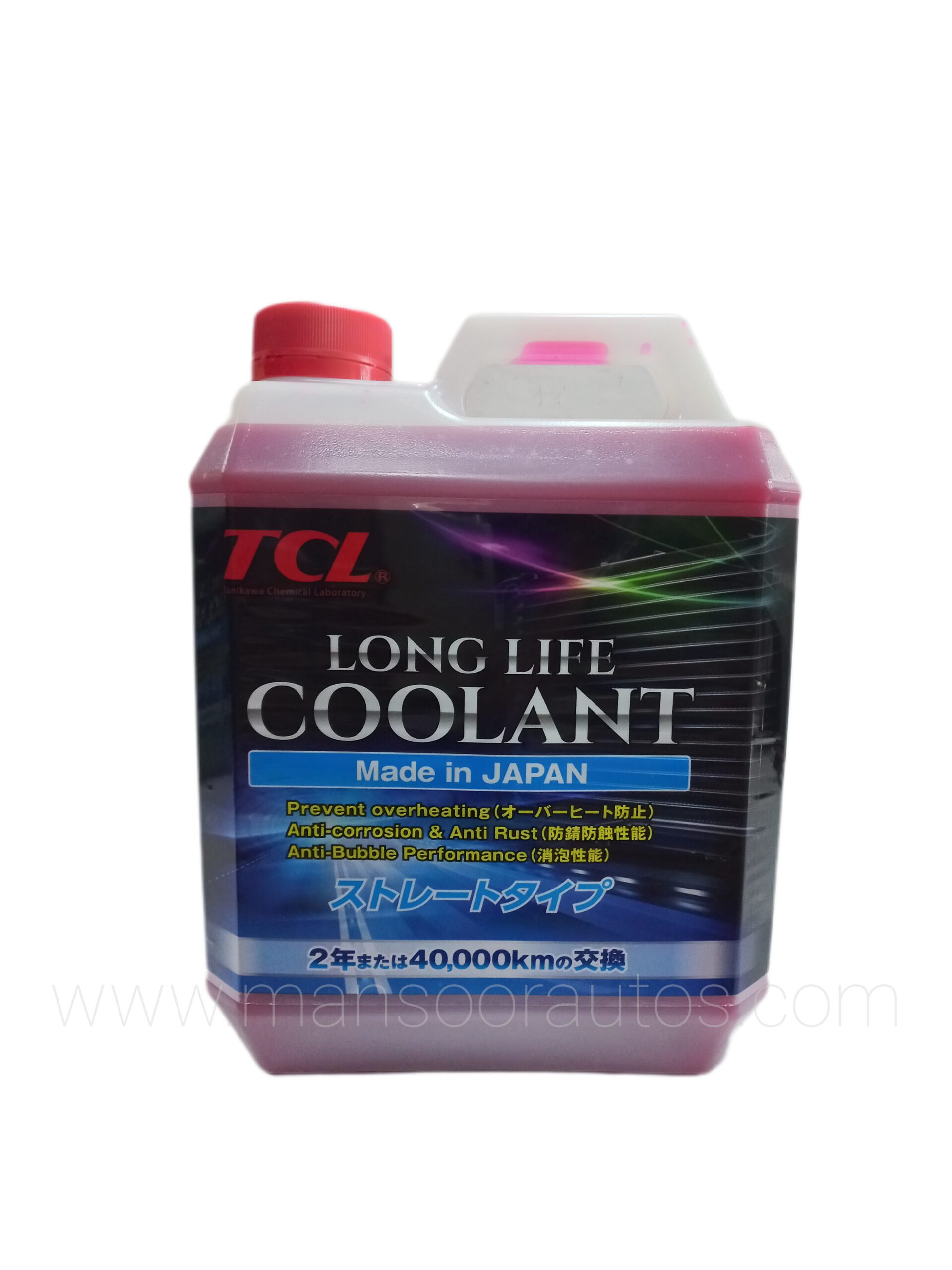 Coolant 50/50 Premix 4 Ltrs RED – TCL JAPAN