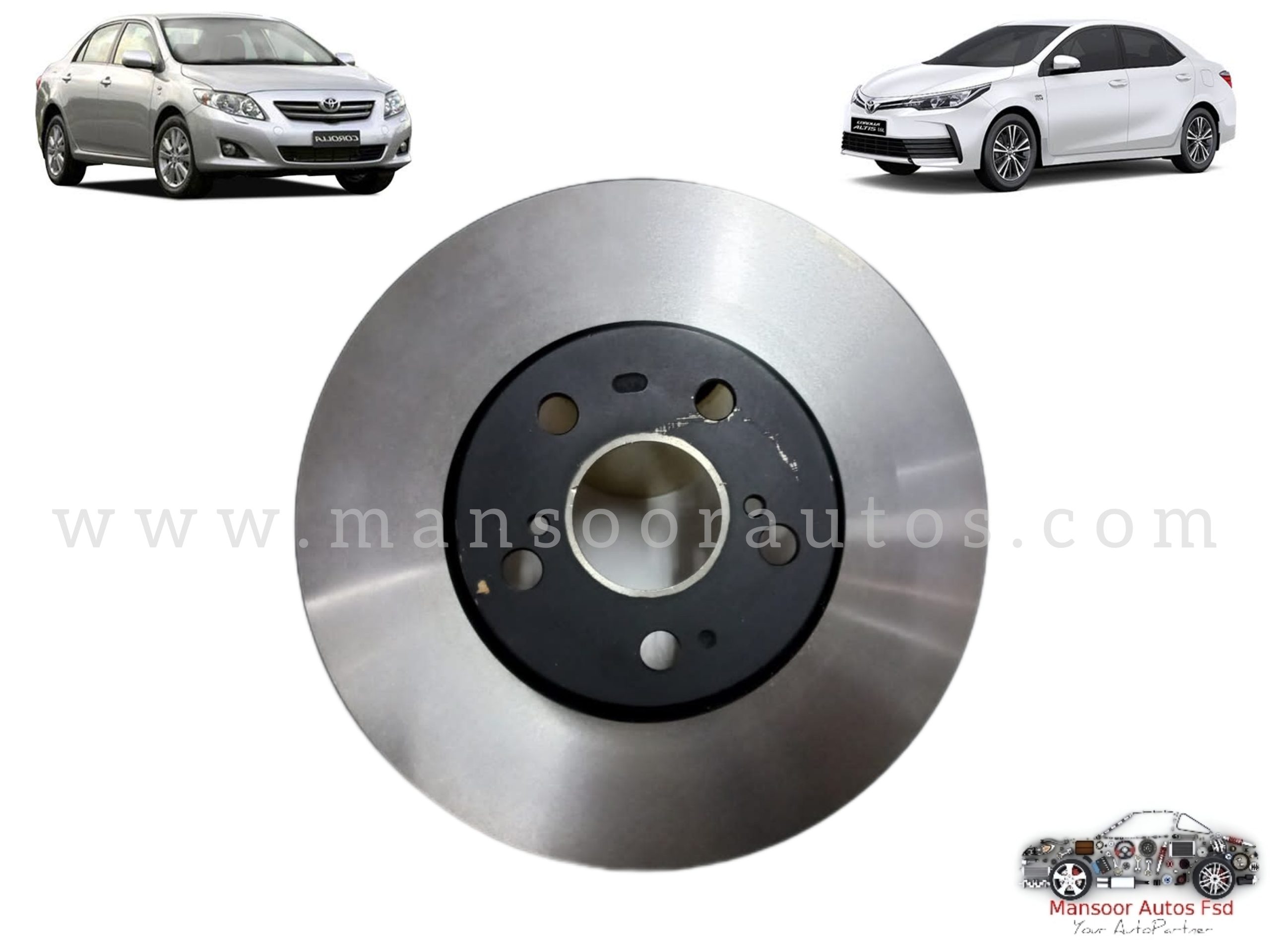 Disc Rotor Front Corolla 2009-2023