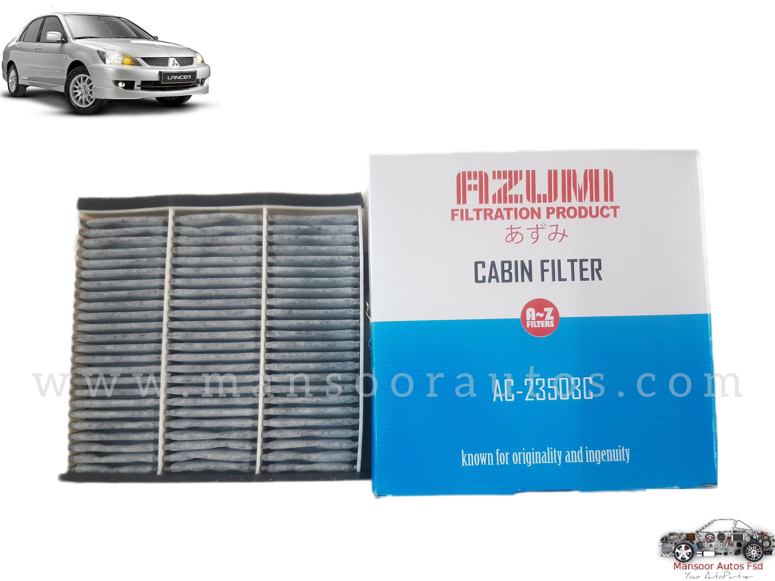 Cabin AC Filter Lancer 2004-12 – AZUMI JAPAN