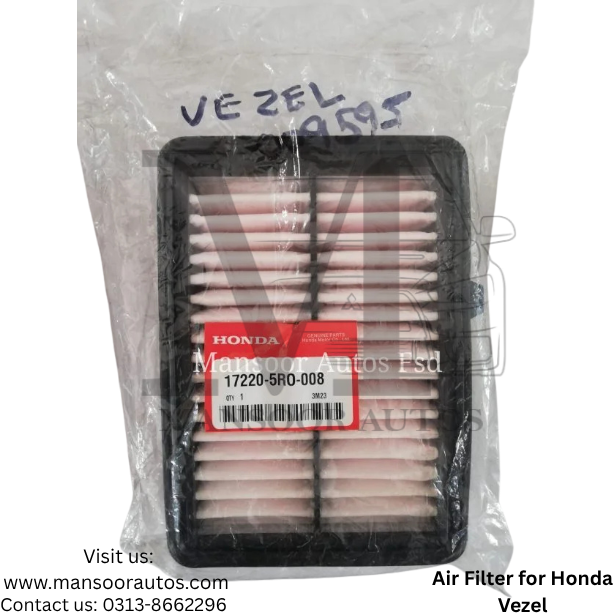 Air Filter for Honda Vezel