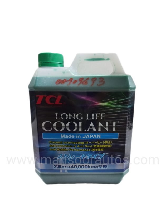 Coolant 50/50 Premix 4 Ltrs Green - TCL JAPAN