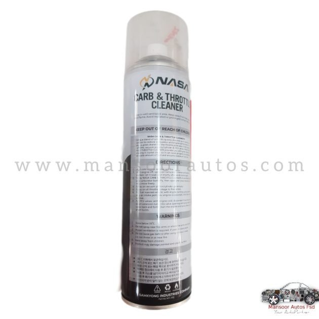 Carburetor / Throttle Cleaner Spray 300 ML - NASA KOREA - Image 2