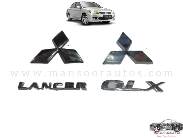 Emblem Monogram Set 4 Pcs LANCER 2004-12