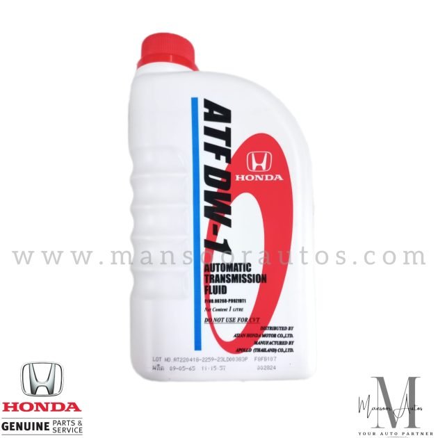 ATF DW1 Honda Transmission Fluid 1L - GENUINE