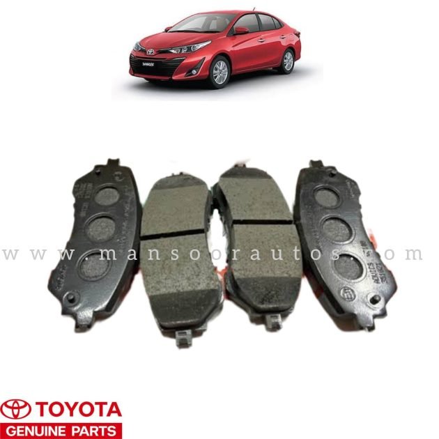 Disc Brake Pad Toyota Yaris - Genuine - Image 4