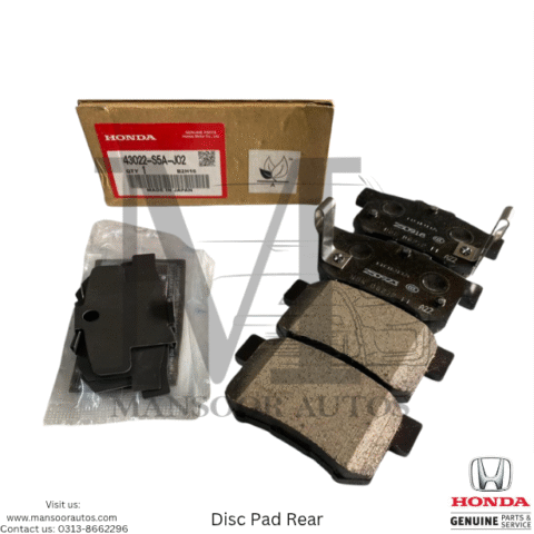 Disc Brake Pad Rear Honda 2003-16 - Genuine
