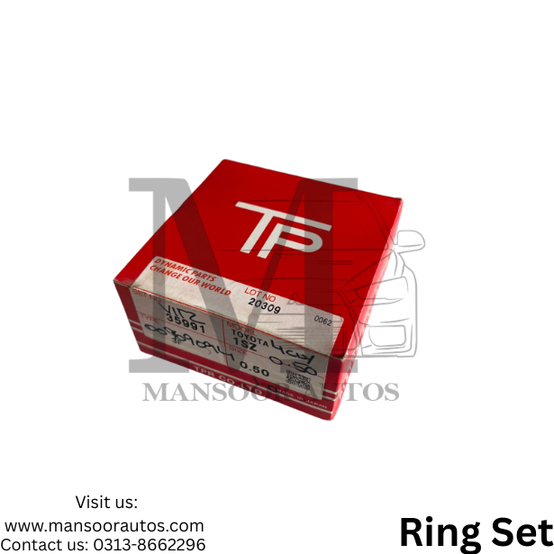 Piston Ring Set Toyota Vitz 1SZ 1000cc