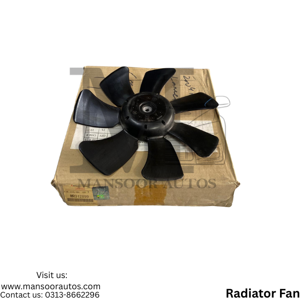 Radiator Fan Mitsubishi Lancer 2004-12 (7 Fins) - Genuine