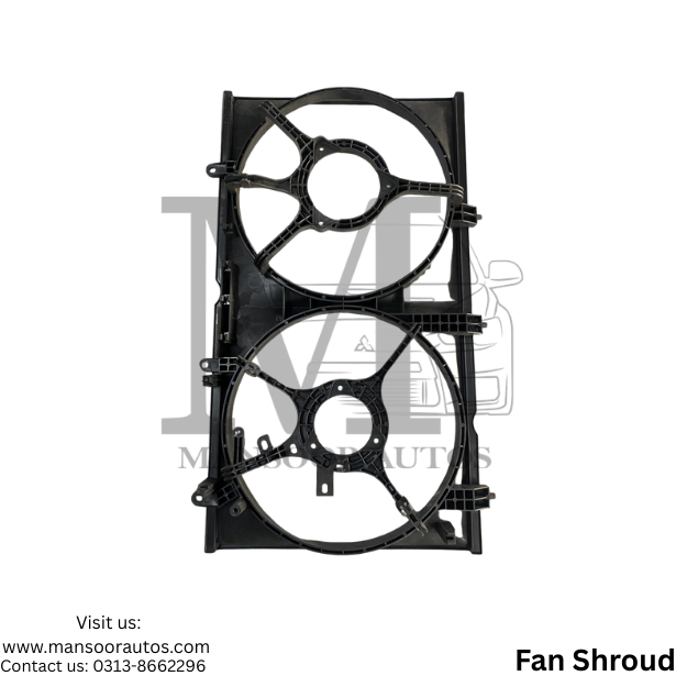 Radiator Fan Shroud Mitsubishi Lancer 2004-12 ( Double fan ) - Genuine