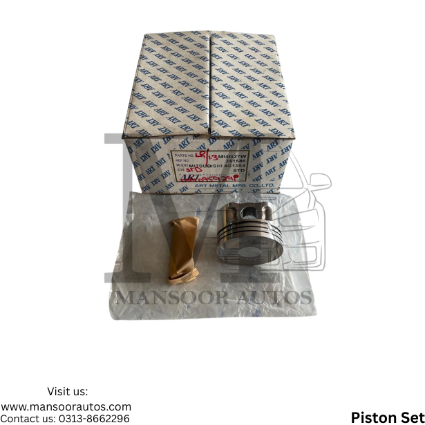 Piston Set Mitsubishi Lancer 2004-12 4G13 1300 CC - ART JAPAN