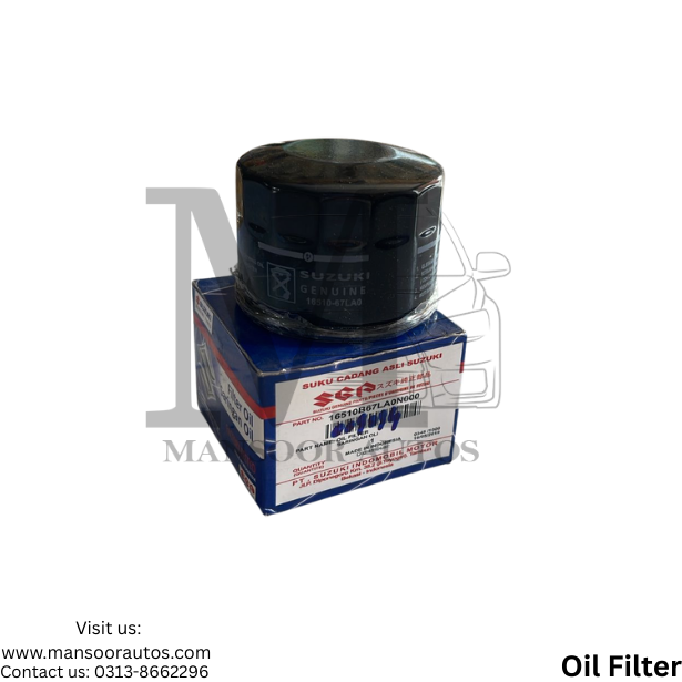 Oil Filter Suzuki Alto 660cc 2018-2026
