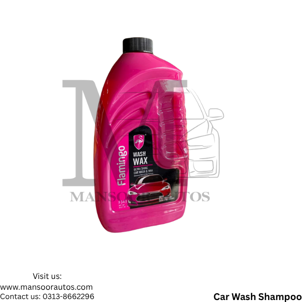 Car Wash Shampoo Wash Wax - Flamingo