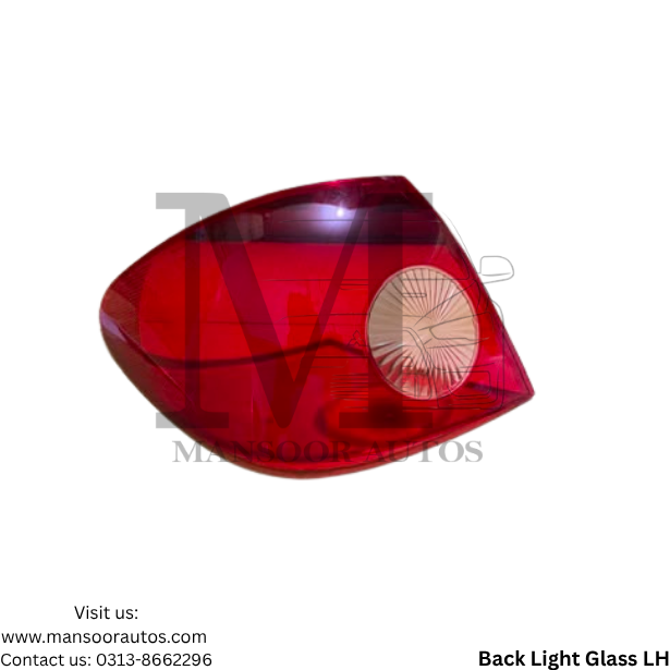 Back Light Glass Toyota Corolla 2003-05 - Imported