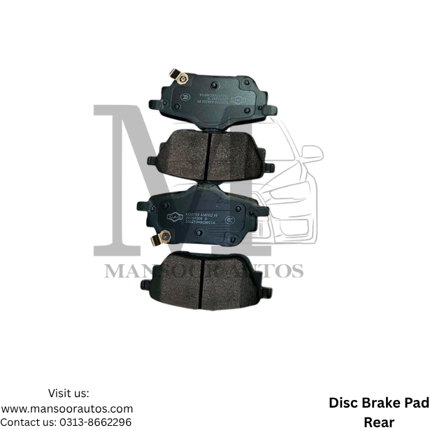 Disc Brake Pad Rear Haval H6 2.0T / HEV 2022-26 - Imported