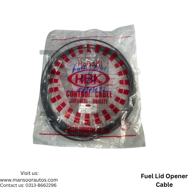Trunk / Fuel Lid Opener Cable Nissan Sunny 1985-1990 - Imported