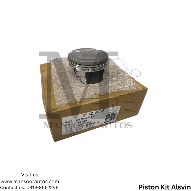 Piston Kit Alsvin 1.5 - Imported OE