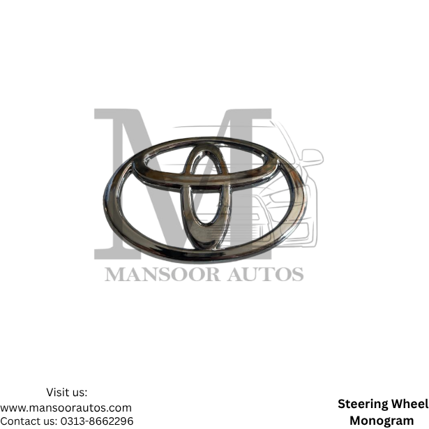 Steering Wheel Monogram Toyota - Universal